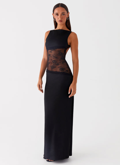 Lucinda Maxi Dress - Black 3