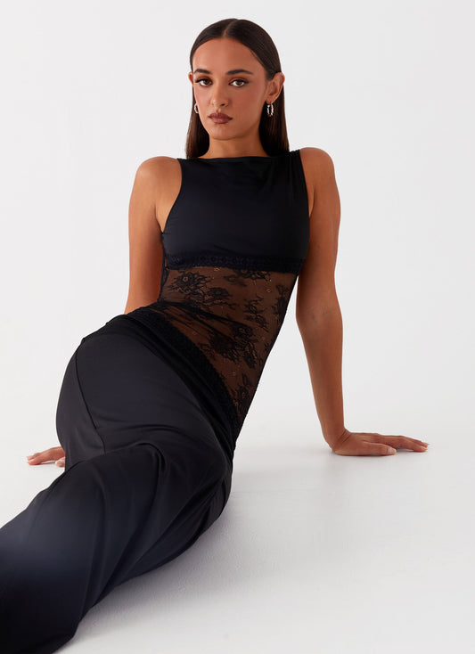 Lucinda Maxi Dress - Black 1