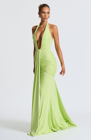 Rosetta Maxi Dress - Lime 4